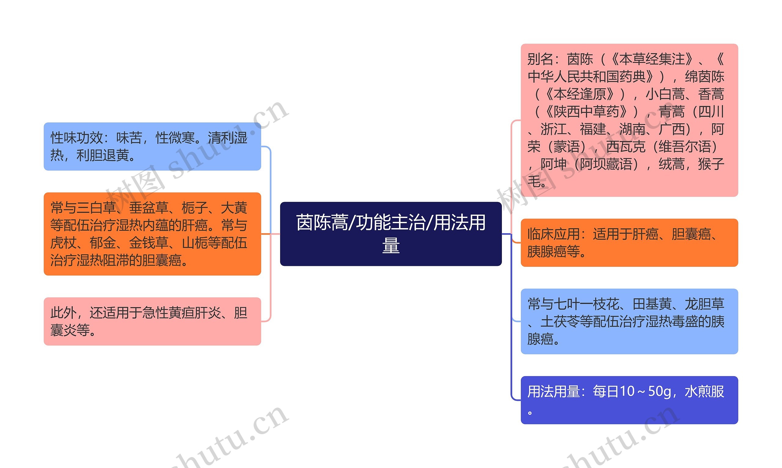 茵陈蒿/功能主治/用法用量