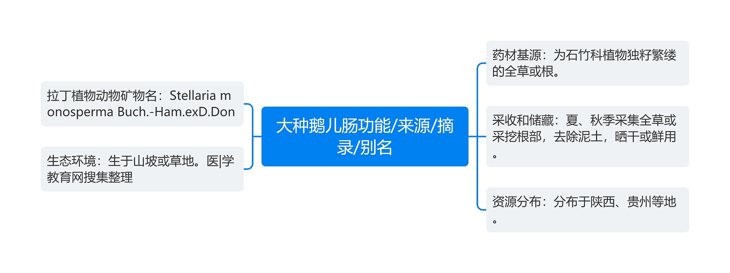 大种鹅儿肠功能/来源/摘录/别名