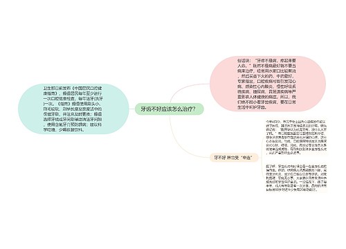 牙齿不好应该怎么治疗？