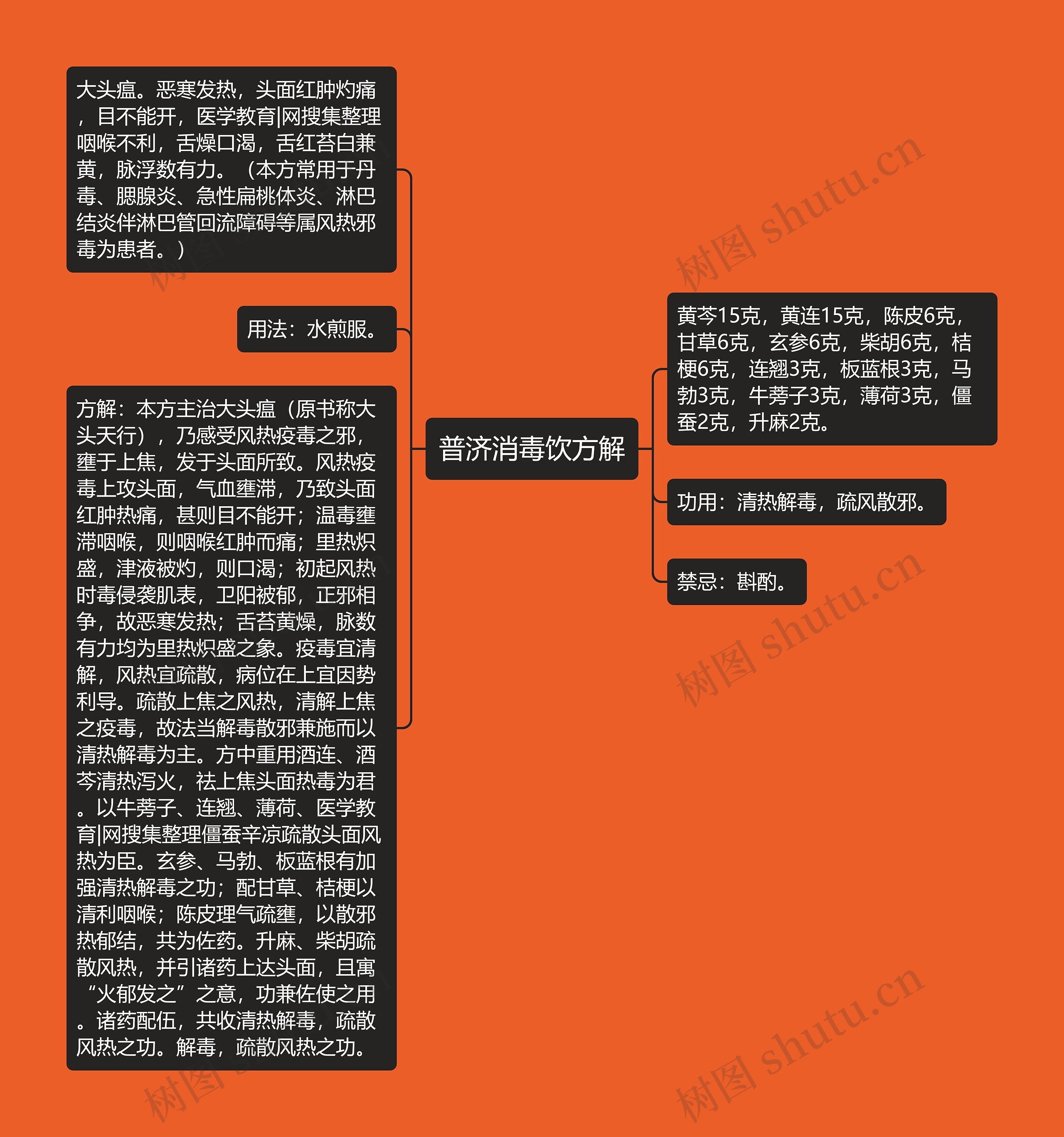 普济消毒饮方解 普济消毒饮方解