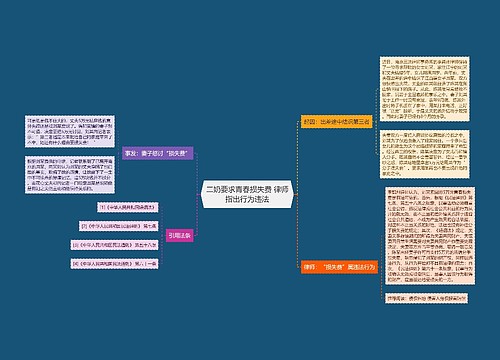 二奶要求青春损失费 律师指出行为违法