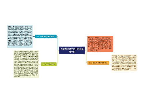 夫妻约定财产制下的夫妻财产权