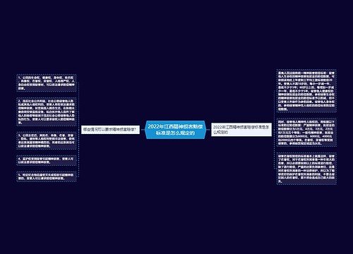 2022年江西精神损害赔偿标准是怎么规定的