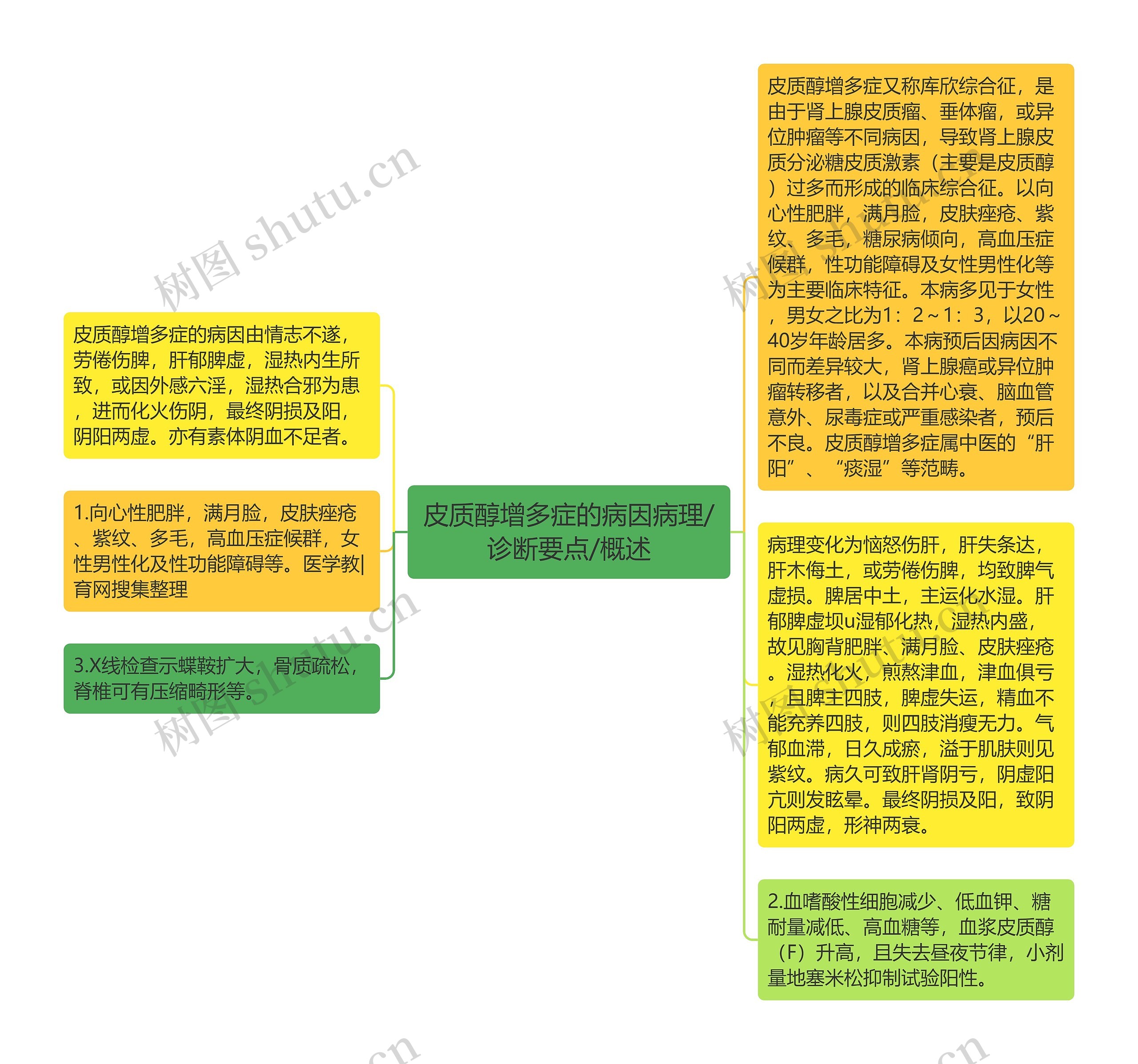 皮质醇增多症的病因病理/诊断要点/概述