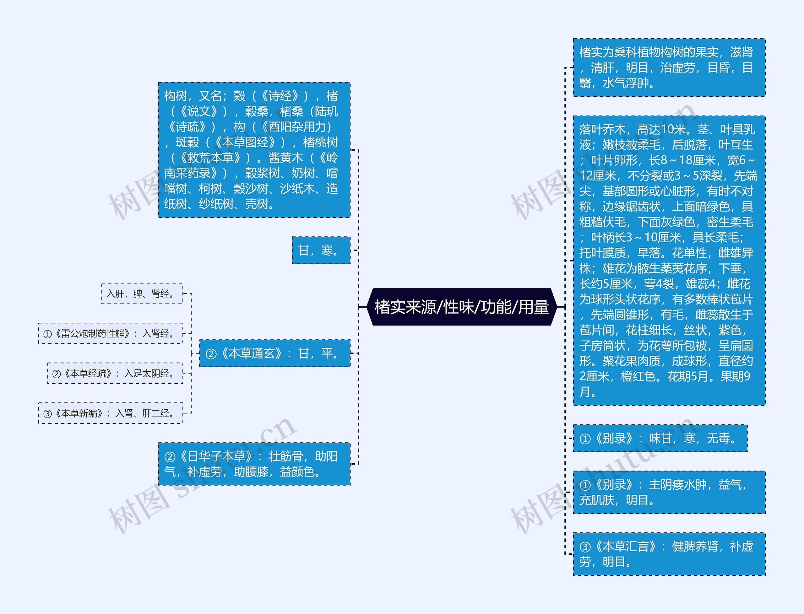 楮实来源/性味/功能/用量