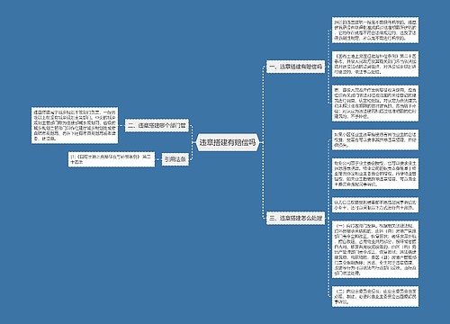 违章搭建有赔偿吗