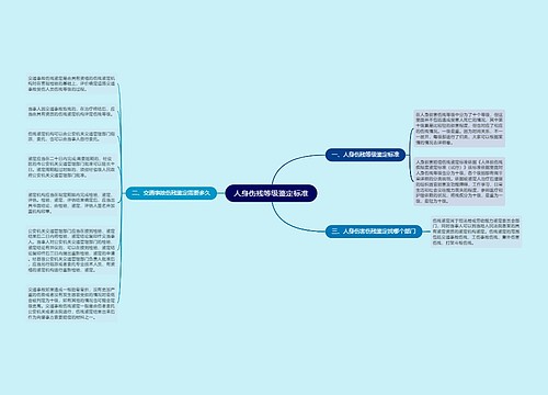 人身伤残等级鉴定标准