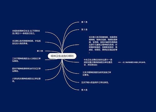 精神卫生法施行细则