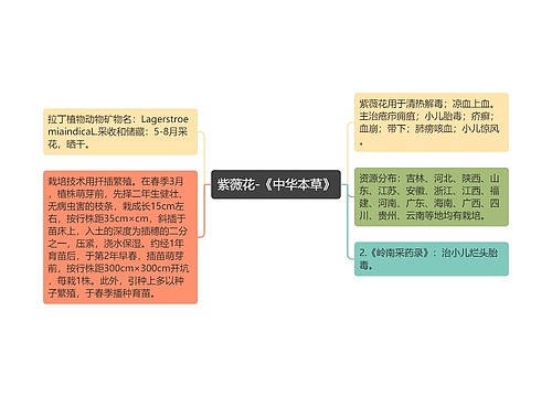 紫薇花-《中华本草》