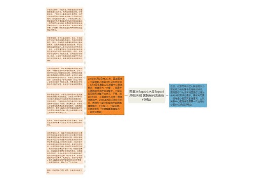 男童治&quot;水痘&quot;导致失明 医院被判无责给付帮助