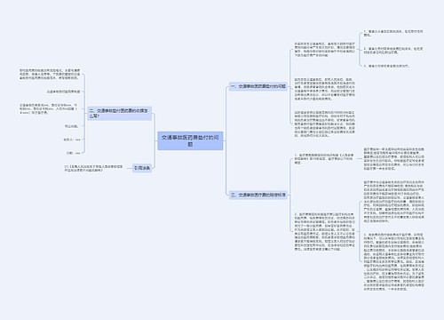 交通事故医药费垫付的问题
