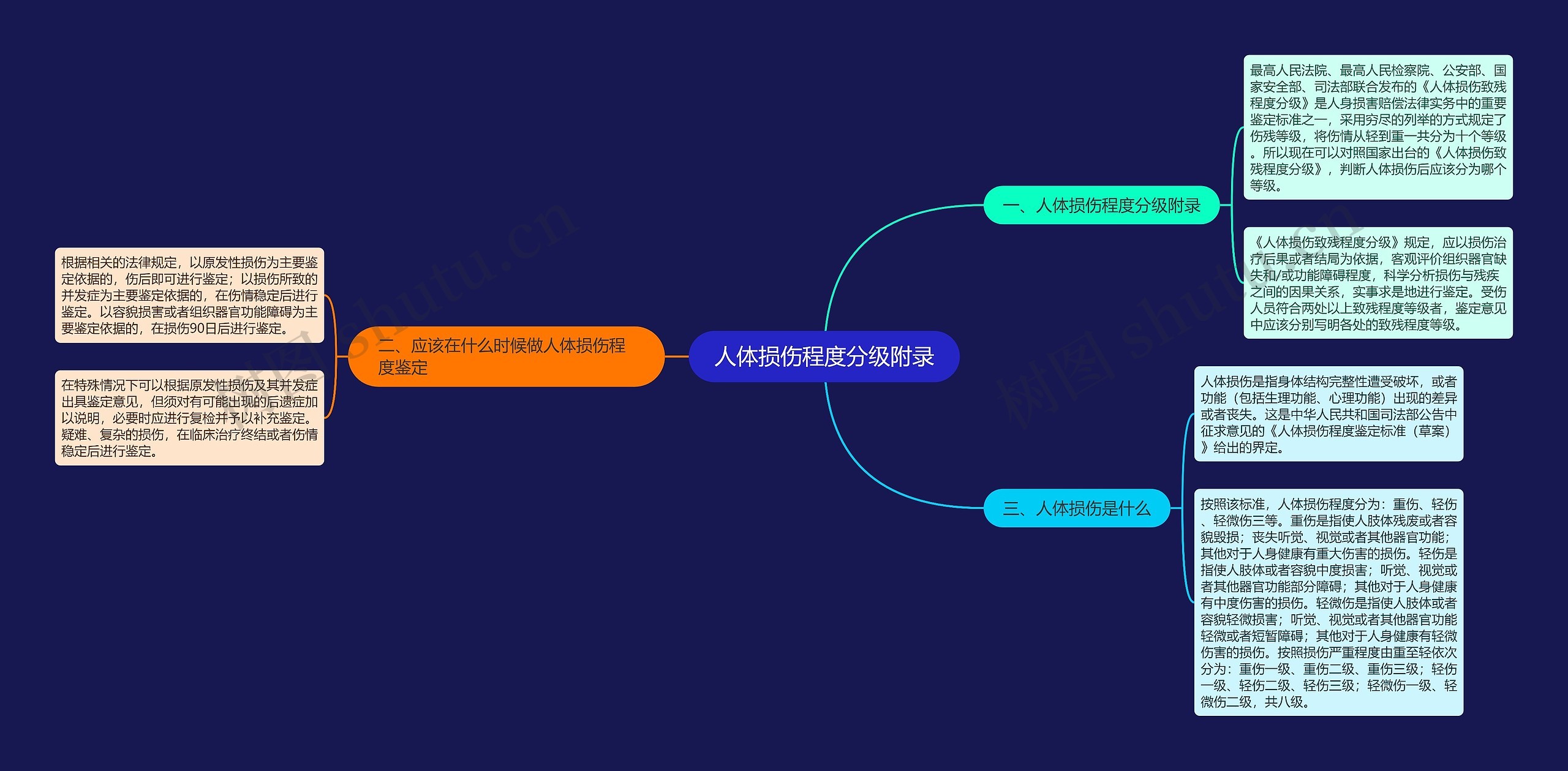 人体损伤程度分级附录 人体损伤程度分级附录