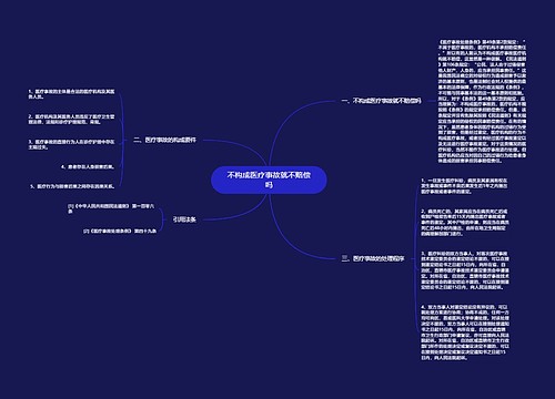 不构成医疗事故就不赔偿吗