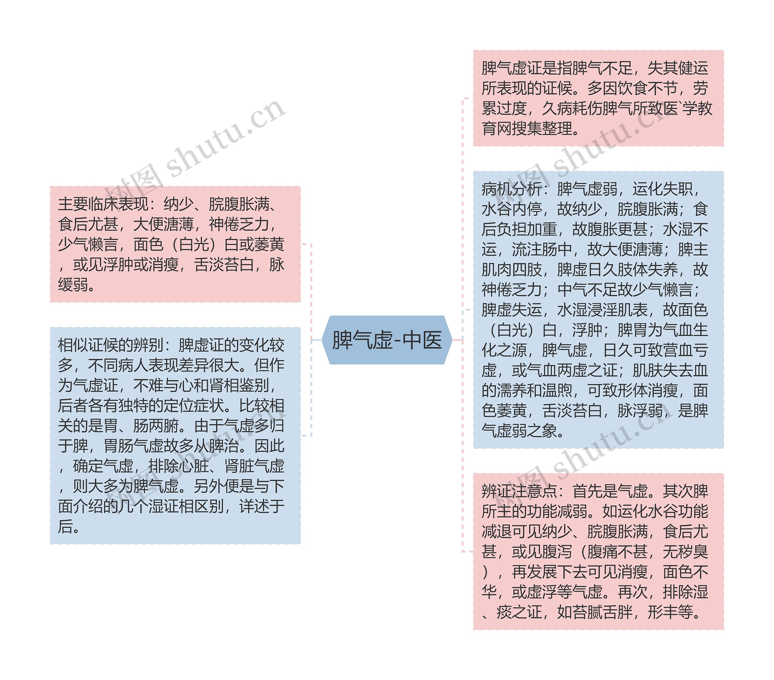 脾气虚-中医思维导图