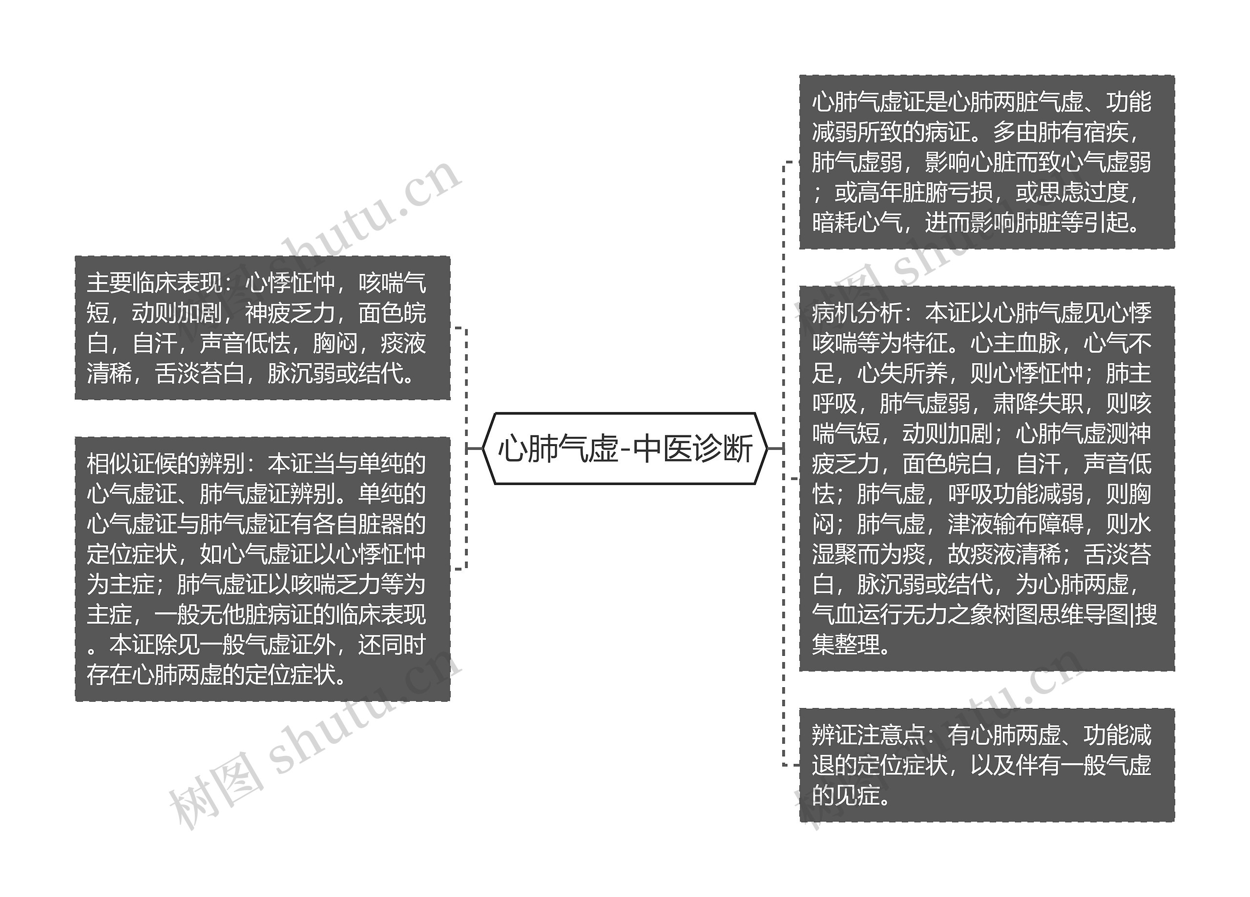 心肺气虚-中医诊断思维导图