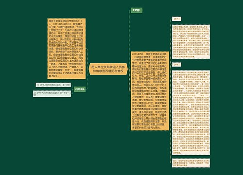 用人单位张贴辞退人员身份信息是否侵犯名誉权