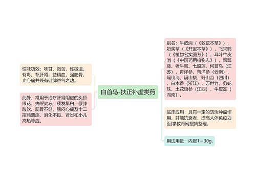 白首乌-扶正补虚类药