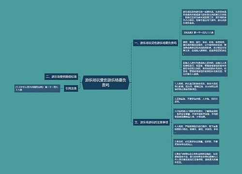 游乐场玩受伤游乐场要负责吗