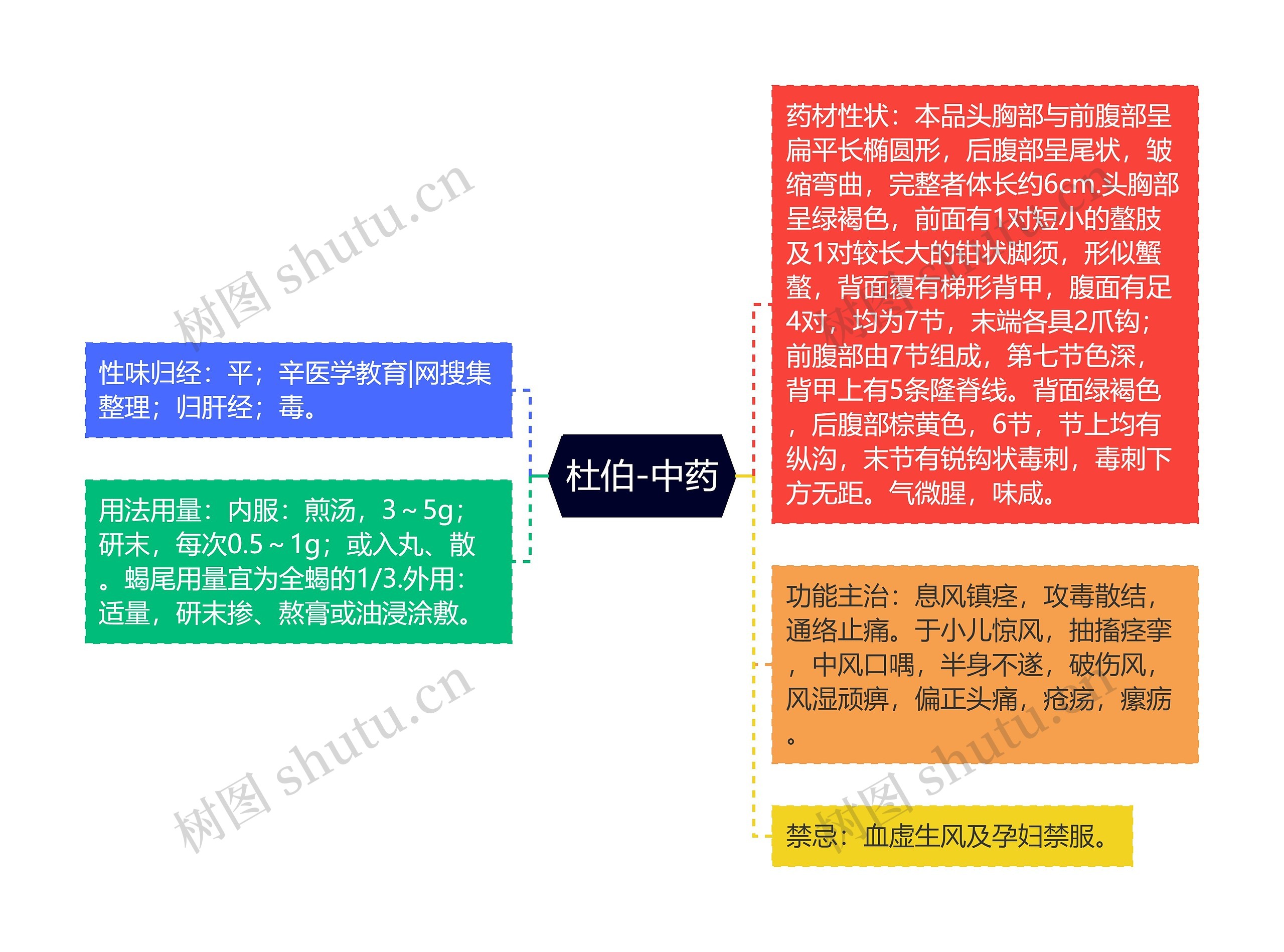 杜伯-中药思维导图