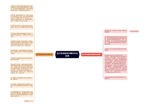 医疗事故赔偿有哪些考虑因素