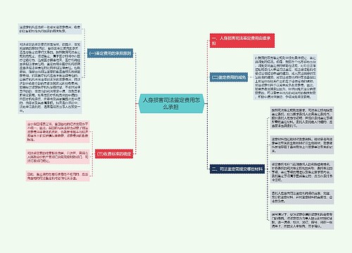 人身损害司法鉴定费用怎么承担 