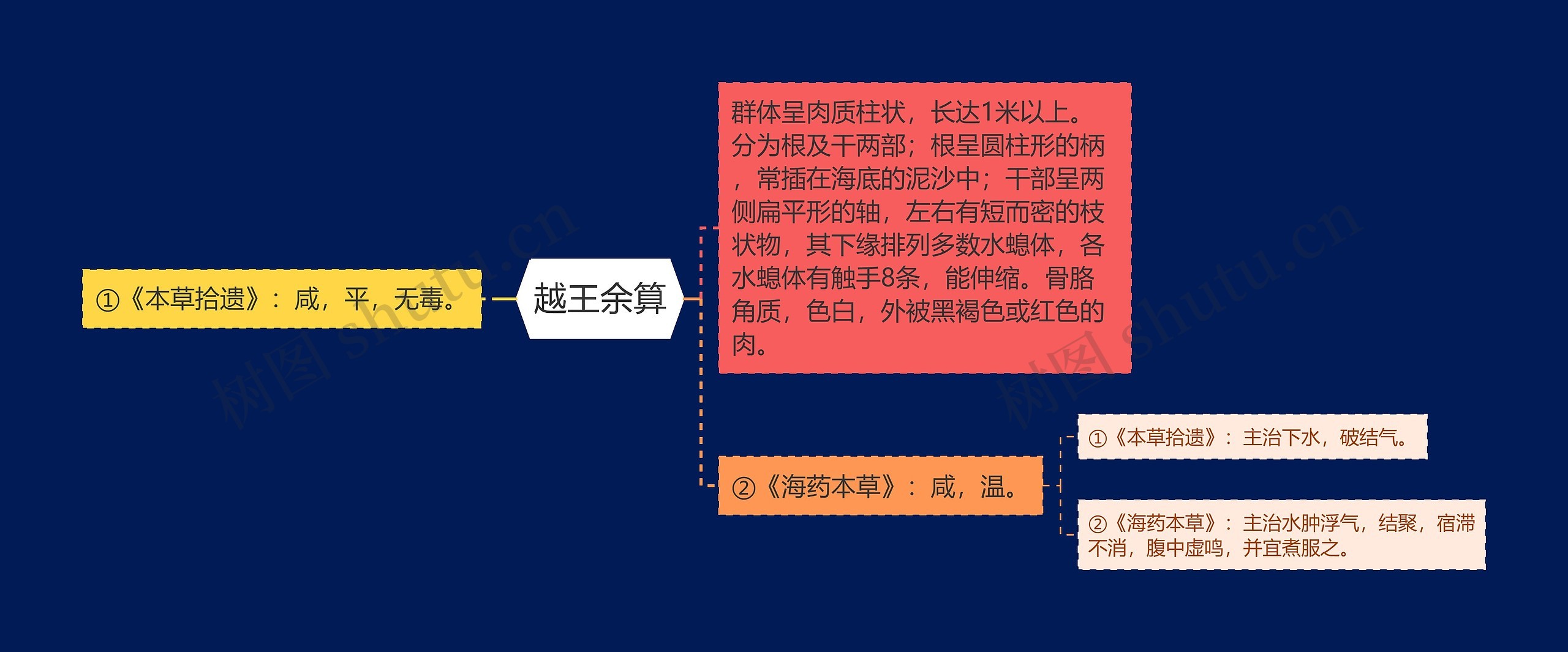 越王余算思维导图