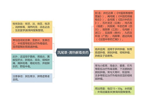 凤尾草-清热解毒类药
