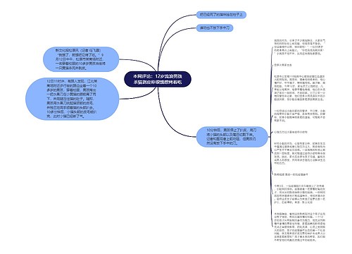 本网评论：12岁流浪男孩杀猫剥皮称很饿想烤着吃