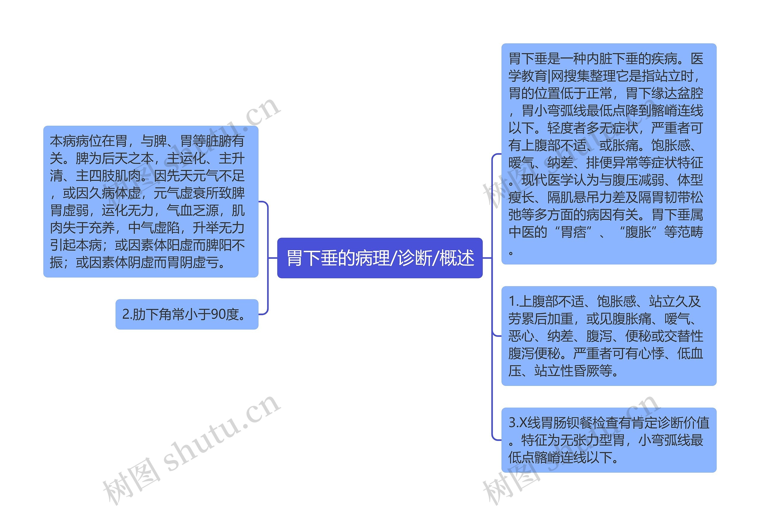 胃下垂的病理/诊断/概述 胃下垂的病理/诊断/概述