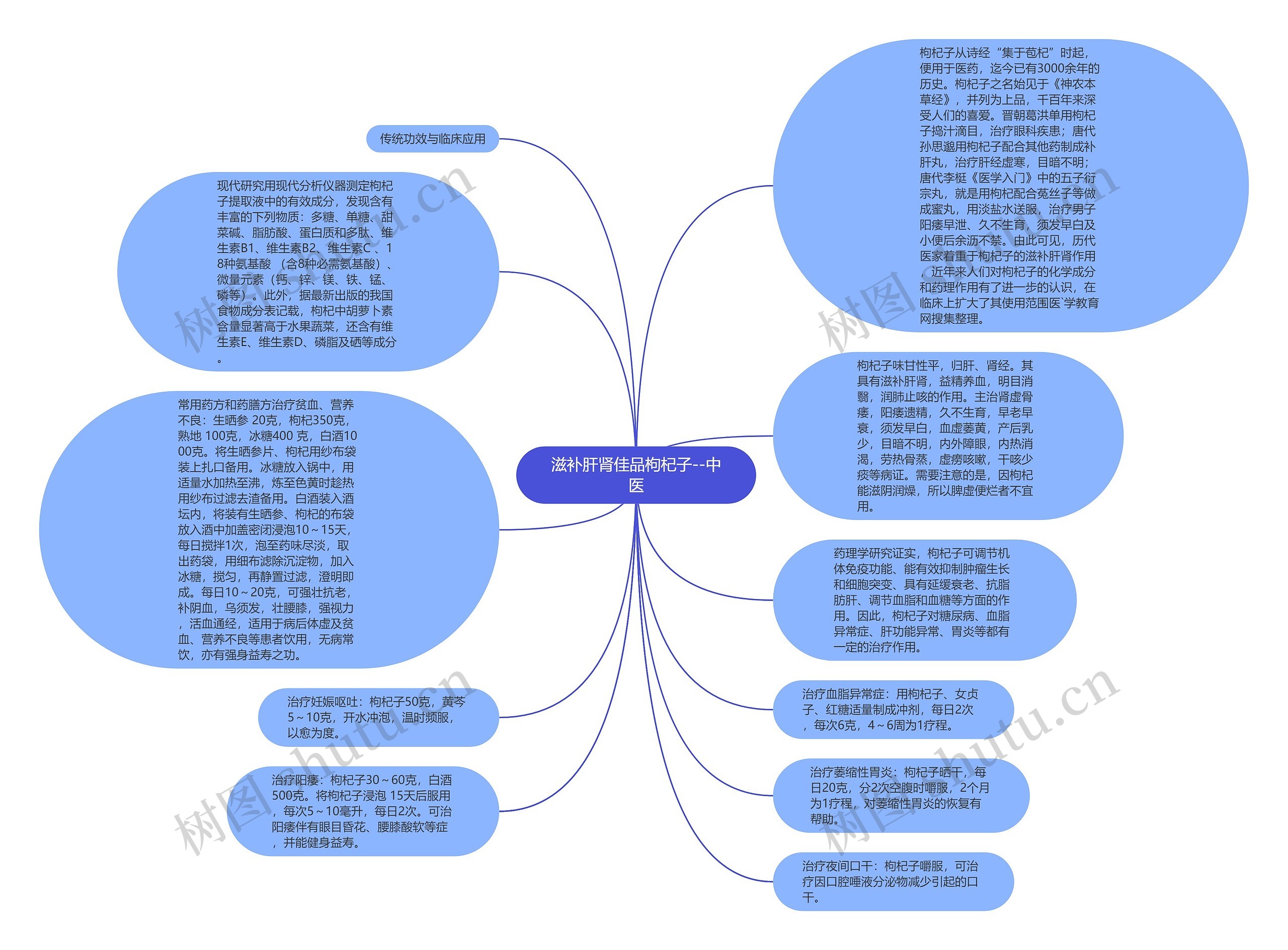 滋补肝肾佳品枸杞子--中医思维导图