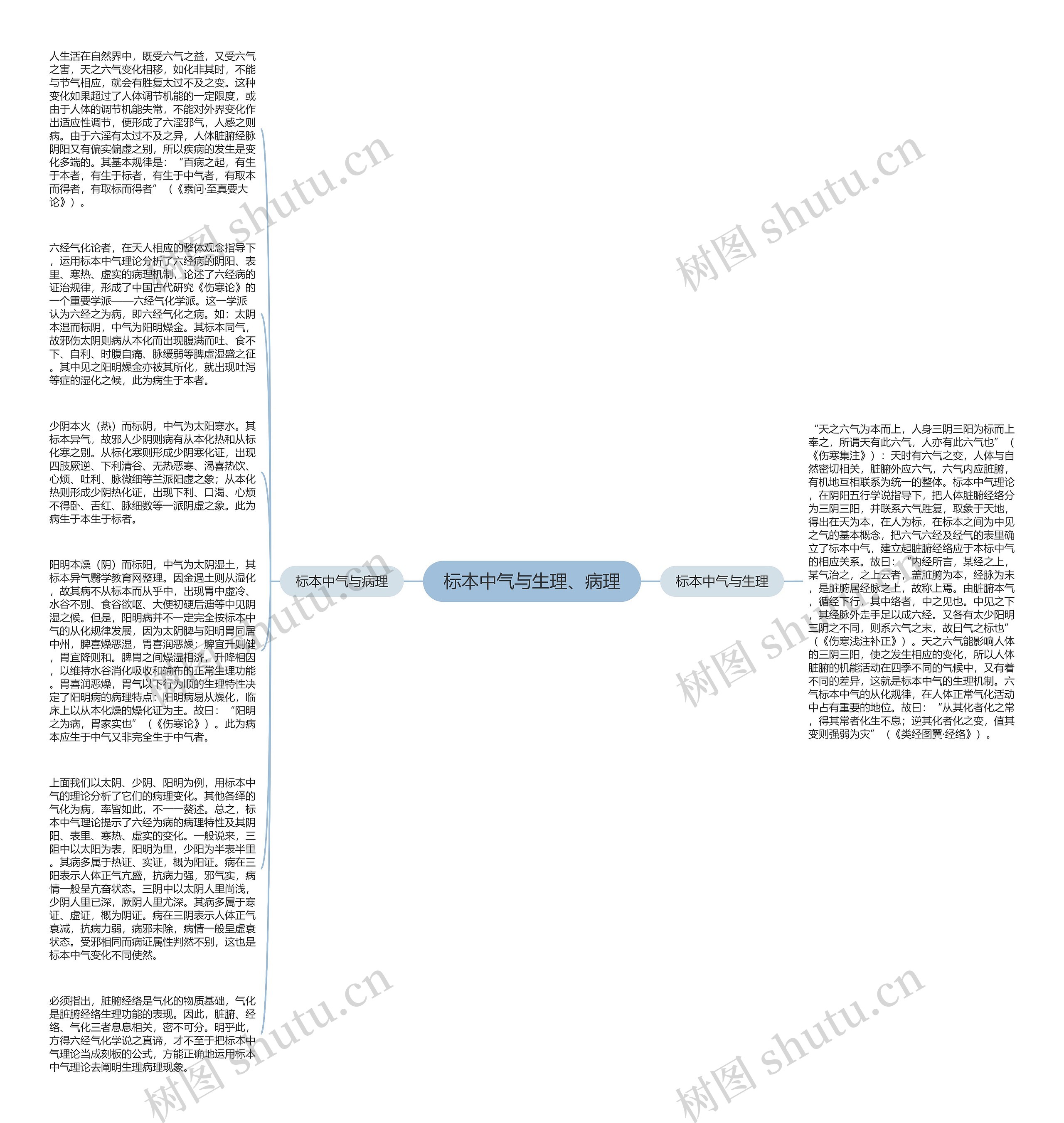 标本中气与生理、病理思维导图