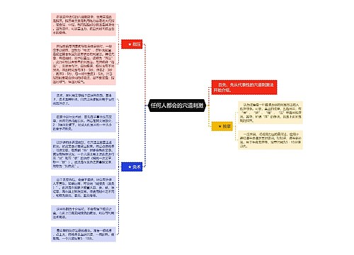 任何人都会的穴道刺激