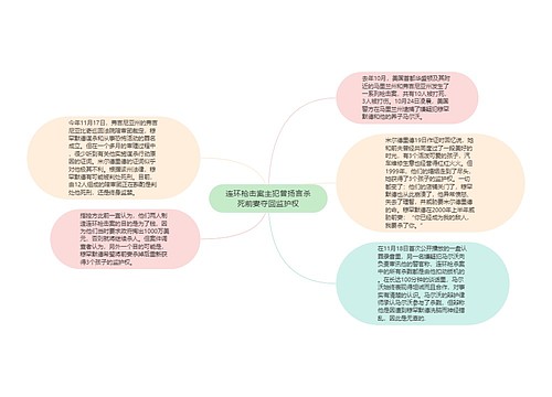 连环枪击案主犯曾扬言杀死前妻夺回监护权