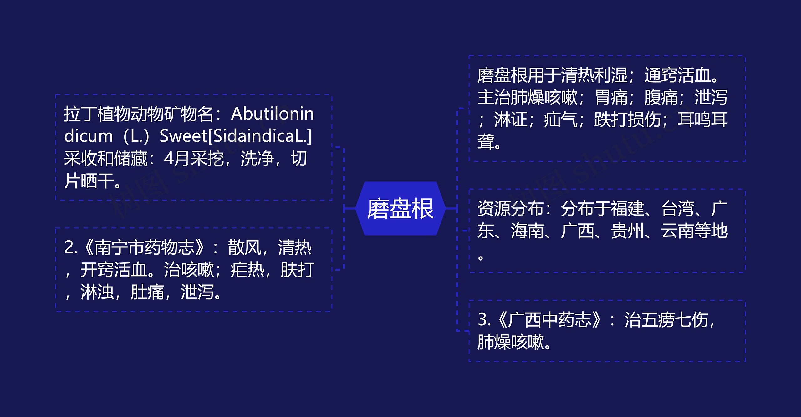 磨盘根思维导图