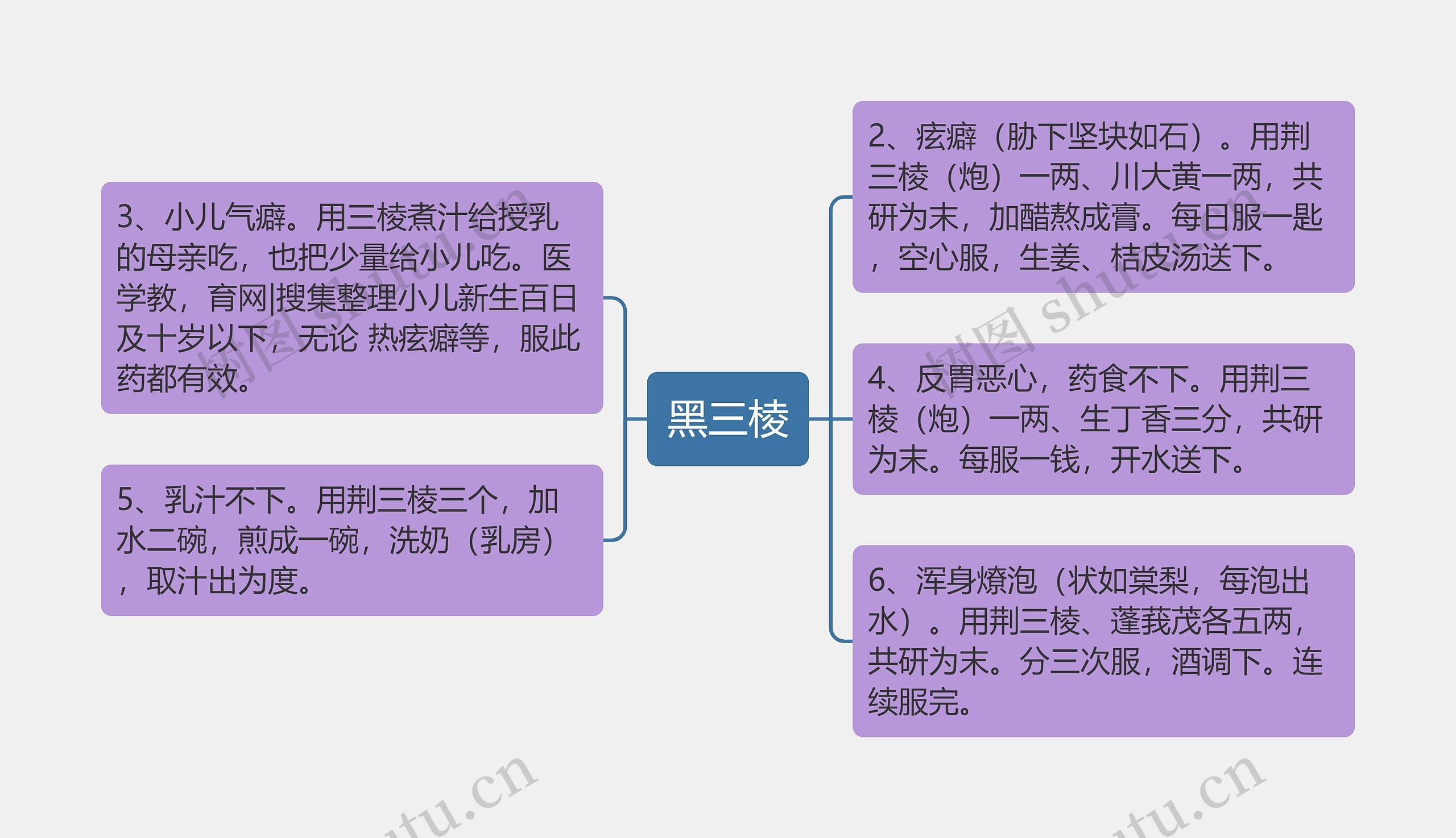 黑三棱思维导图