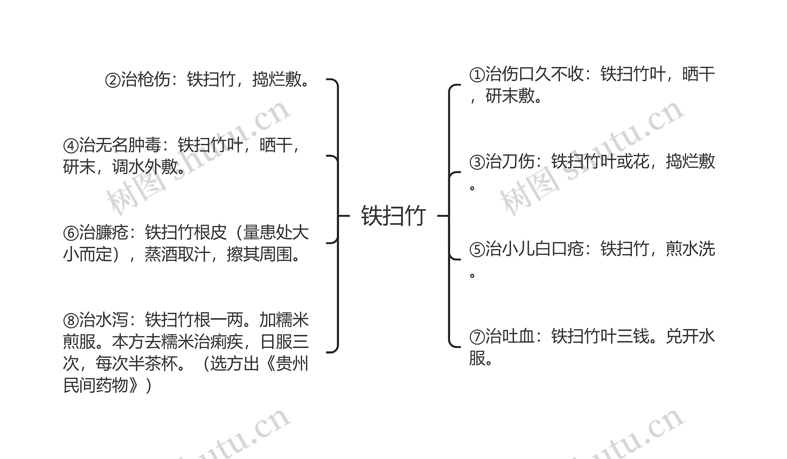 铁扫竹思维导图