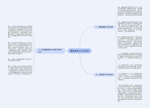 重复侵害行为的性质