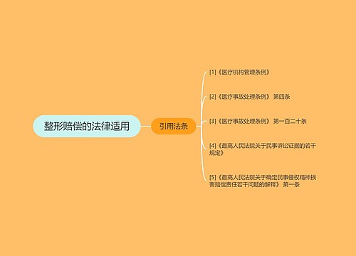 整形赔偿的法律适用