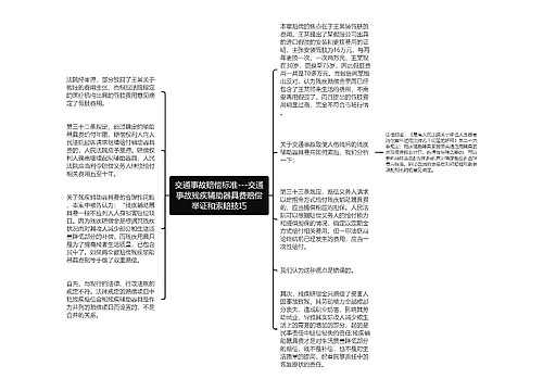 交通事故赔偿标准---交通事故残疾辅助器具费赔偿举证和索赔技巧