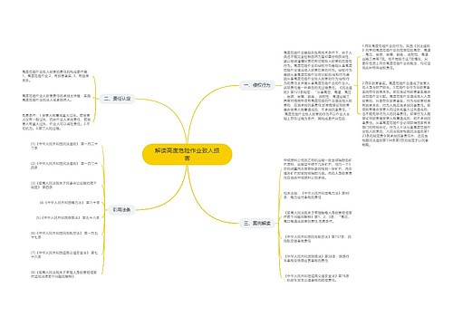 解读高度危险作业致人损害