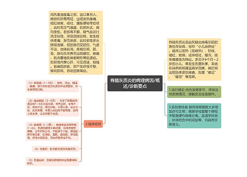 脊髓灰质炎的病理病因/概述/诊断要点