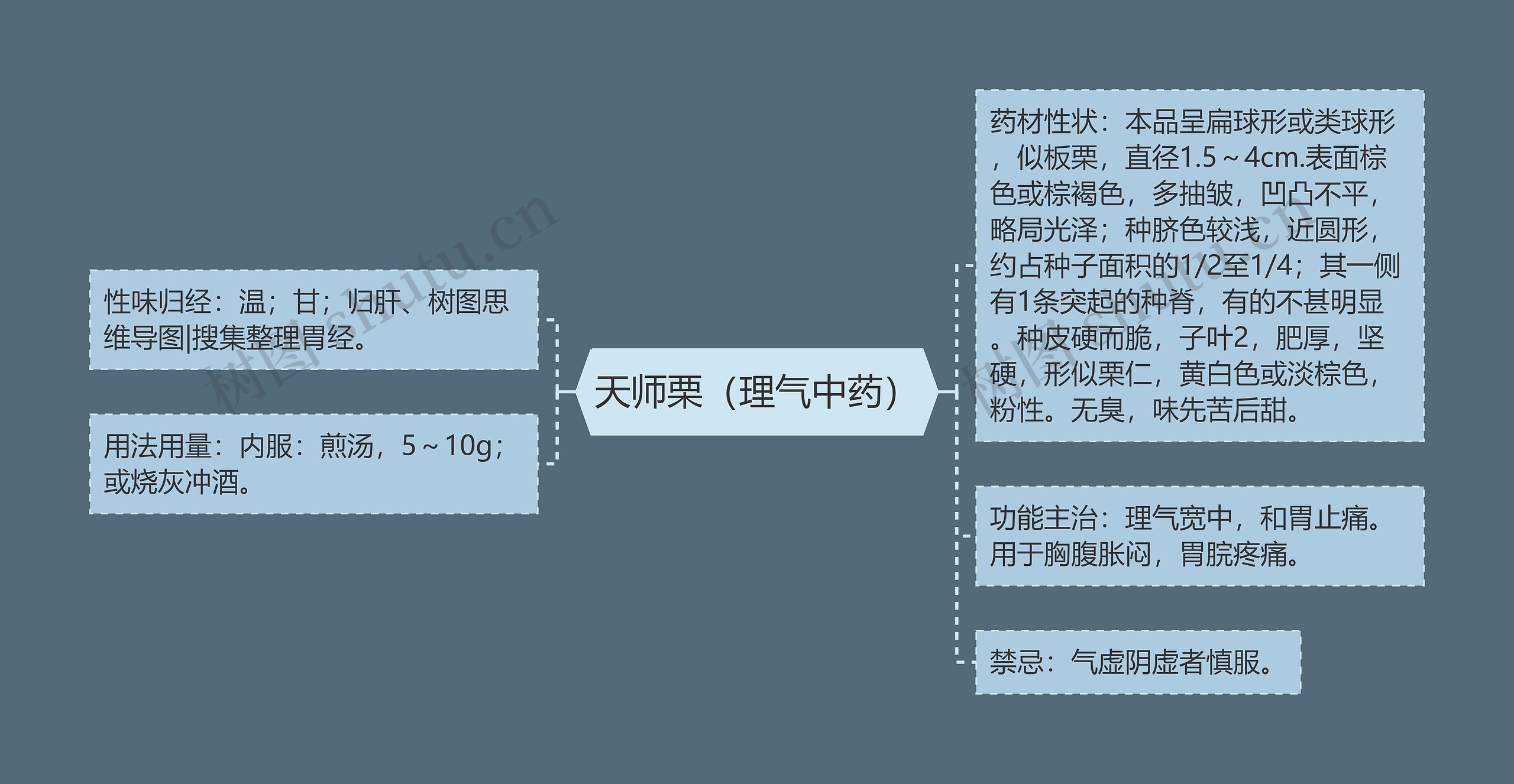 天师栗(理气中药) 天师栗(理气中药)