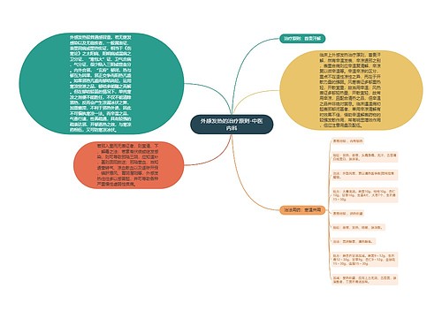 外感发热的治疗原则-中医内科