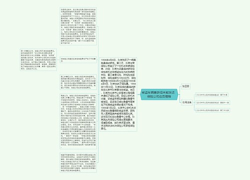 被盗车辆查获但未能发还  保险公司应否理赔