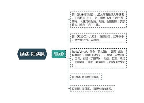 经络-阳跷脉