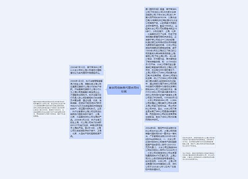 首宗网络销售代理合同纠纷案