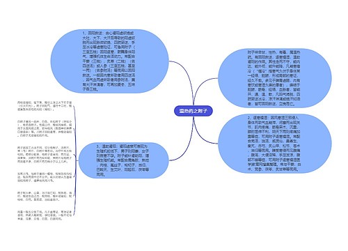 温热药之附子