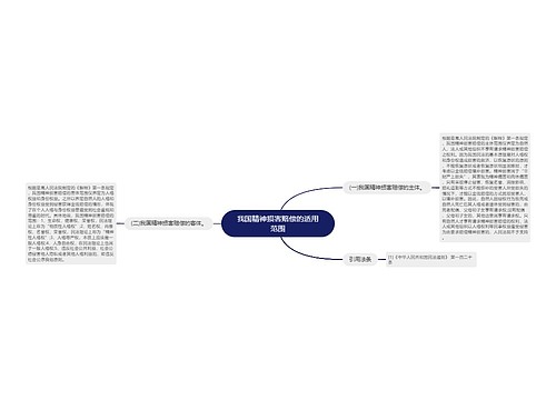 我国精神损害赔偿的适用范围