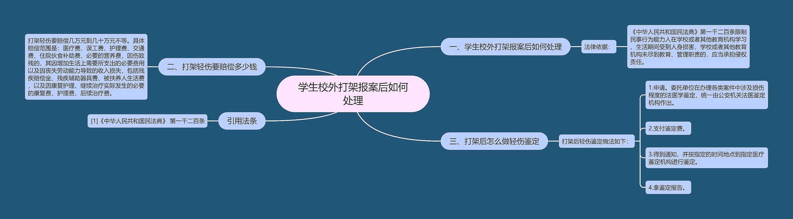 学生校外打架报案后如何处理