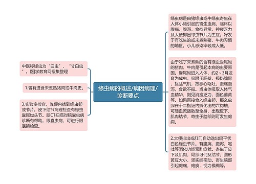 绦虫病的概述/病因病理/诊断要点